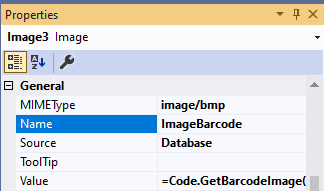 Image item, properties