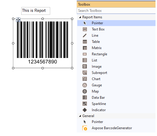 BarcodeGenerator Visual Component