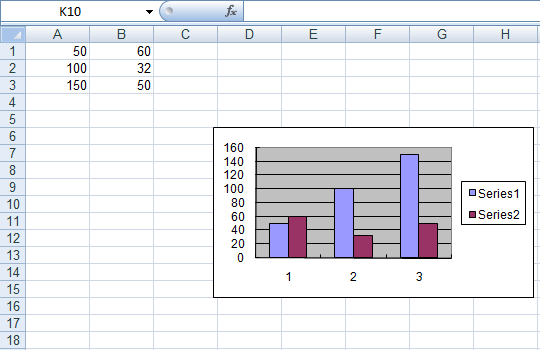 Spreadsheet view before export