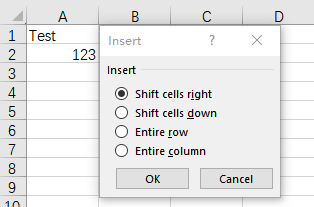 Shift options