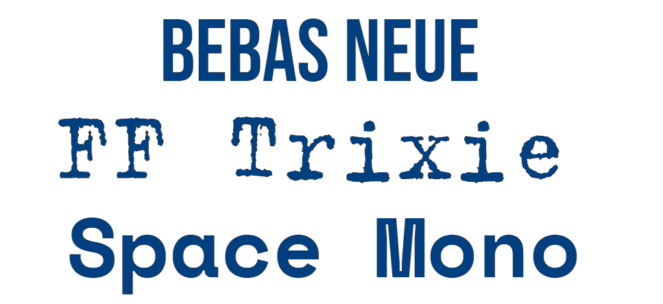 Beispiele für die Anzeige von Monospace-Schriftarten