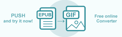 Texto “Convertidor de EPUB a GIF”