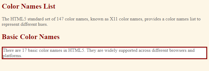 Texto “La imagen representa el código HTML para configurar el color del texto, los fondos y los bordes”