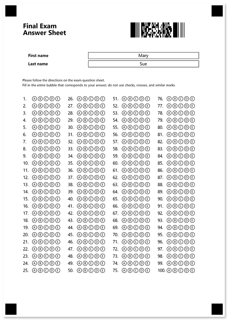 Printable form