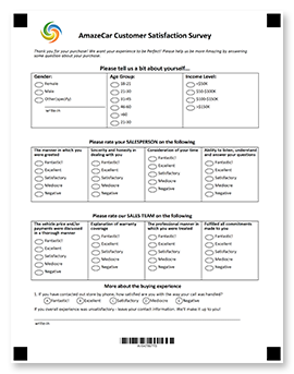 Customer satisfaction survey preview