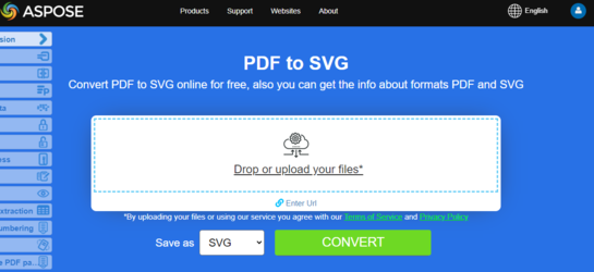 Aspose.PDF Conversión PDF a SVG con Aplicación Gratuita