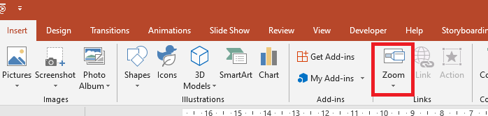 Zoom in PowerPoint