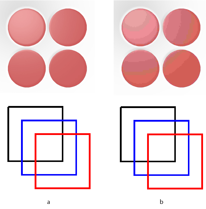 Text “Images rendered to PDF with various JpegQuality values”