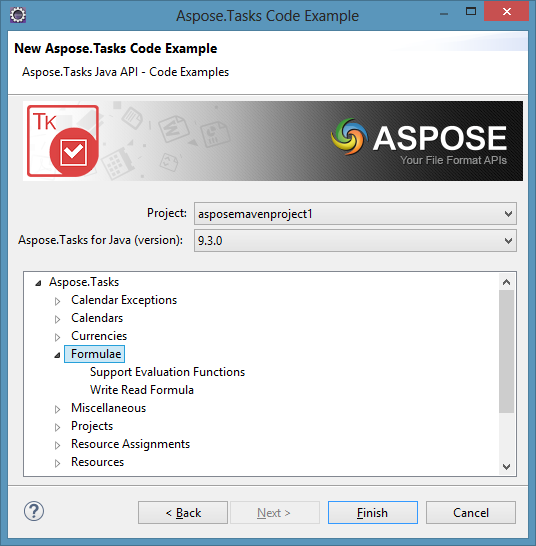 Aspose.Tasks for Java Code Example Two