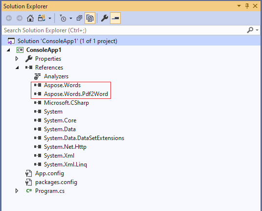 aspose-words-nuget-references